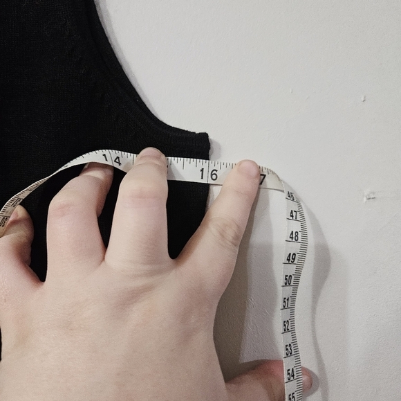 Ruby Rd. Wide Strap Black Tank Top! - Picture 3 of 4